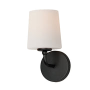 Maxim 12091SWBK Bristol 1 Light Sconce | Black