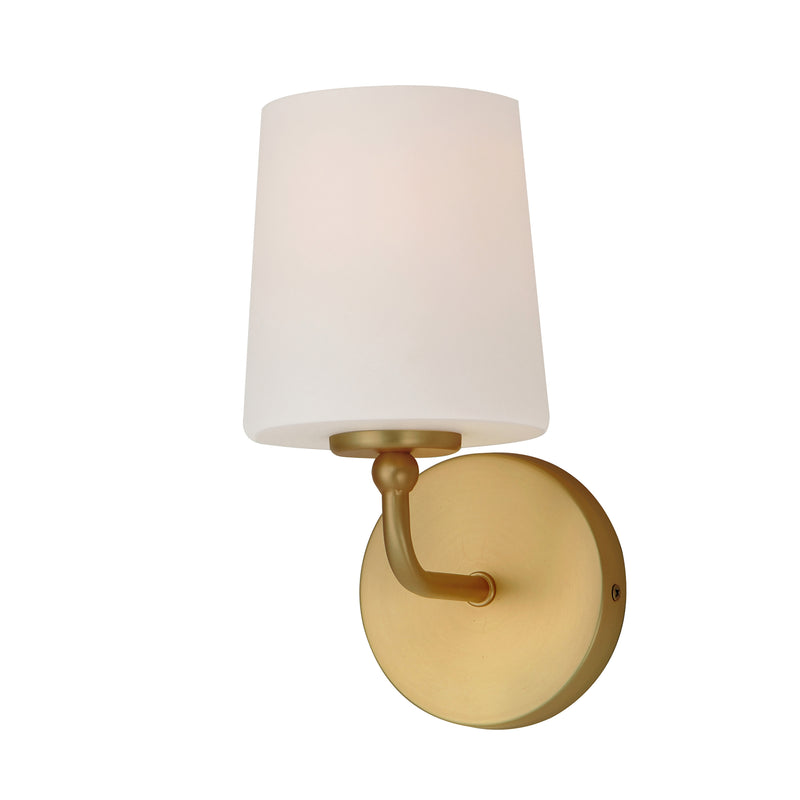 Maxim 12091SWSBR Bristol 1 Light Sconce | Satin Brass