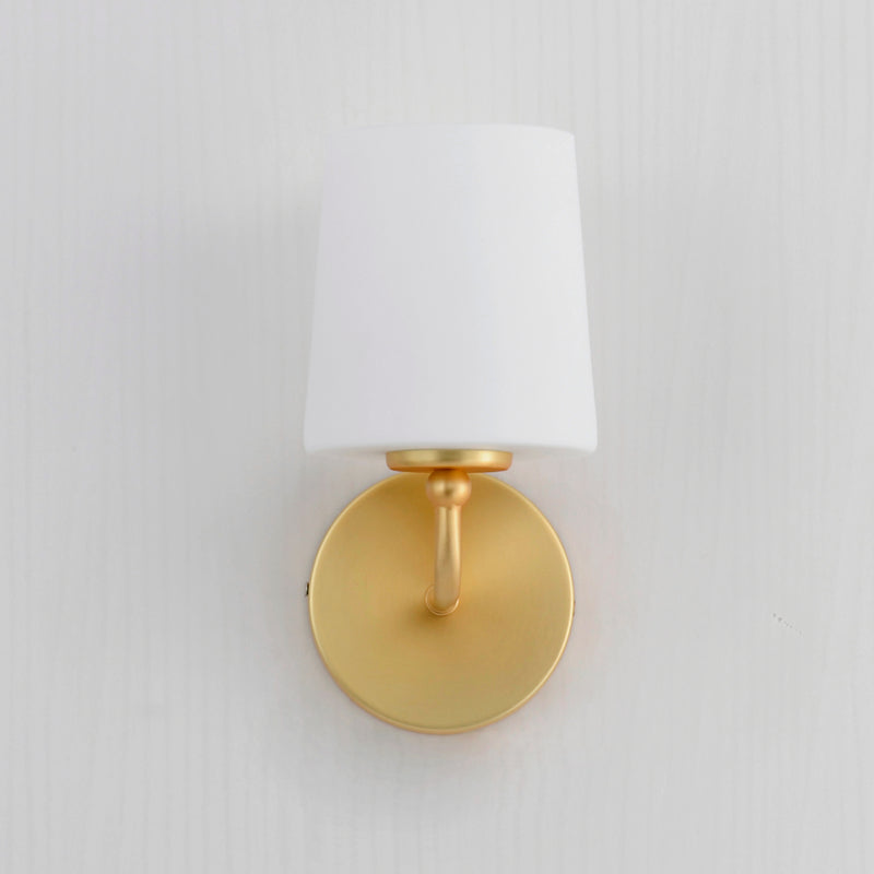 Maxim 12091SWSBR Bristol 1 Light Sconce | Satin Brass