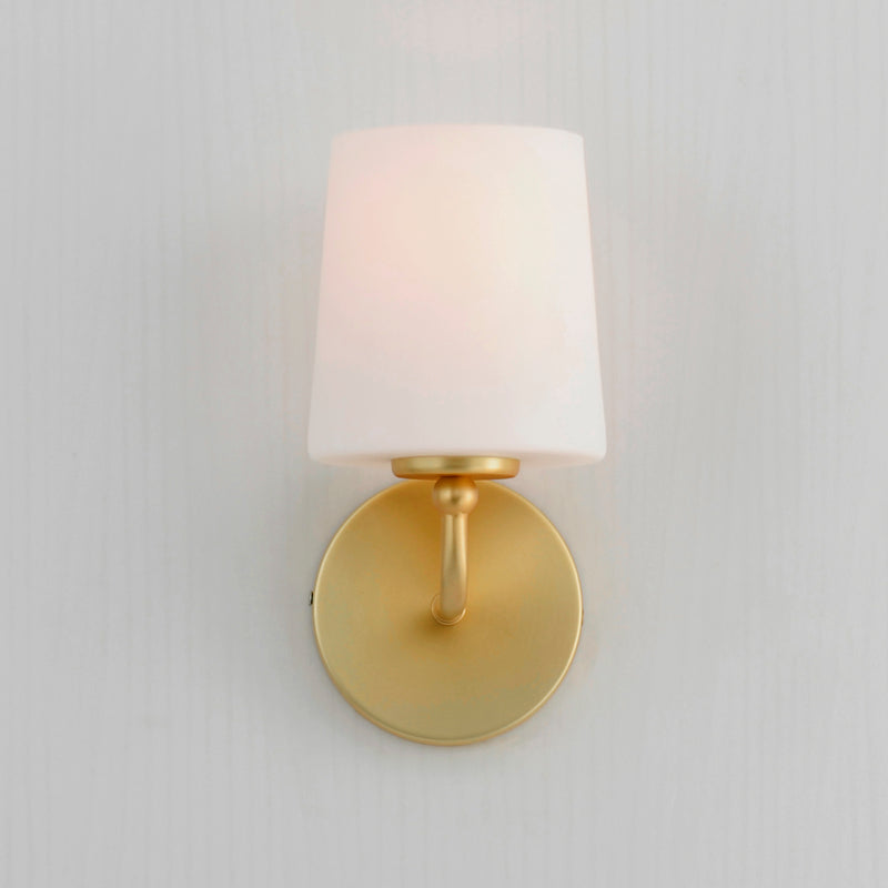 Maxim 12091SWSBR Bristol 1 Light Sconce | Satin Brass