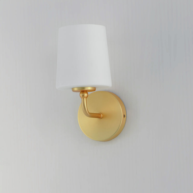 Maxim 12091SWSBR Bristol 1 Light Sconce | Satin Brass