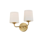 Maxim 12092SWSBR Bristol 2 Light Sconce | Satin Brass