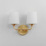 Maxim 12092SWSBR Bristol 2 Light Sconce | Satin Brass