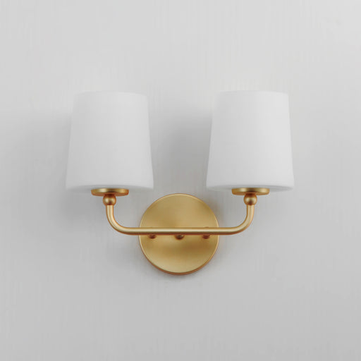 Maxim 12092SWSBR Bristol 2 Light Sconce | Satin Brass
