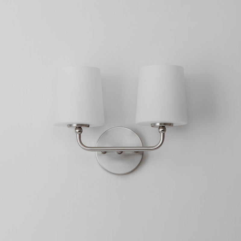 Maxim 12092SWSN Bristol 2 Light Sconce | Satin Nickel