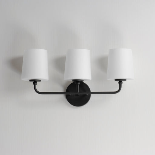 Maxim 12093SWBK Bristol 3 Light Bath Vanity | Black