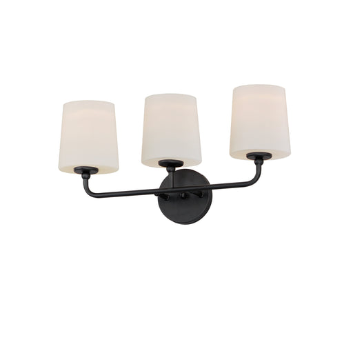 Maxim 12093SWBK Bristol 3 Light Bath Vanity | Black
