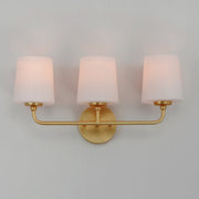 Maxim 12093SWSBR Bristol 3 Light Bath Vanity | Satin Brass