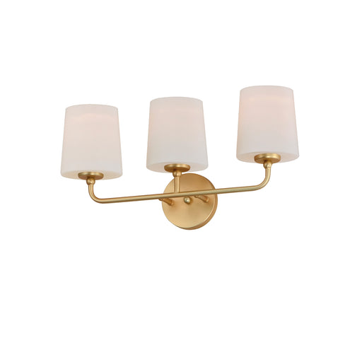 Maxim 12093SWSBR Bristol 3 Light Bath Vanity | Satin Brass
