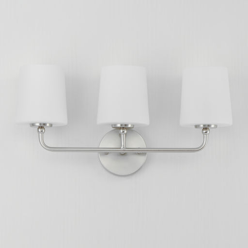 Maxim 12093SWSN Bristol 3 Light Bath Vanity | Satin Nickel