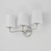Maxim 12093SWSN Bristol 3 Light Bath Vanity | Satin Nickel