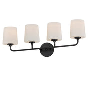 Maxim 12094SWBK Bristol 4 Light Bath Vanity | Black