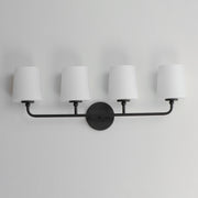 Maxim 12094SWBK Bristol 4 Light Bath Vanity | Black