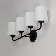 Maxim 12094SWBK Bristol 4 Light Bath Vanity | Black