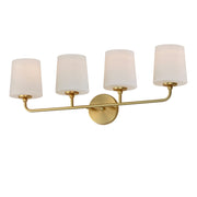 Maxim 12094SWSBR Bristol 4 Light Bath Vanity | Satin Brass