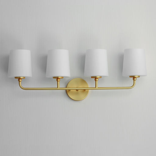Maxim 12094SWSBR Bristol 4 Light Bath Vanity | Satin Brass