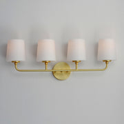 Maxim 12094SWSBR Bristol 4 Light Bath Vanity | Satin Brass