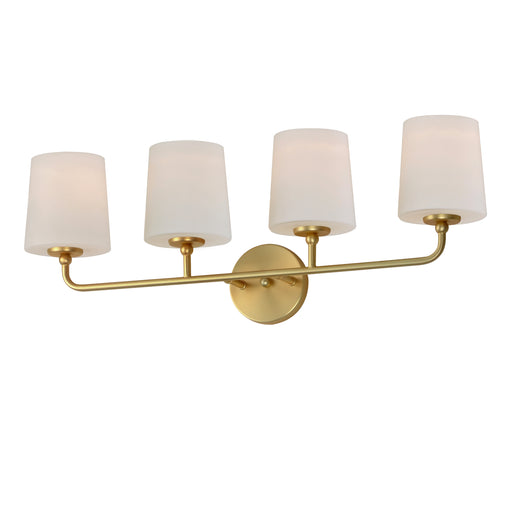 Maxim 12094SWSBR Bristol 4 Light Bath Vanity | Satin Brass