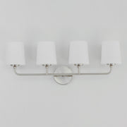 Maxim 12094SWSN Bristol 4 Light Bath Vanity | Satin Nickel