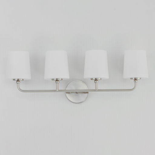 Maxim 12094SWSN Bristol 4 Light Bath Vanity | Satin Nickel