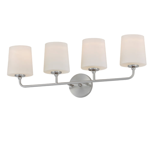 Maxim 12094SWSN Bristol 4 Light Bath Vanity | Satin Nickel