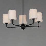 Maxim 12095SWAR Bristol 5 Light Chandelier | Anthracite