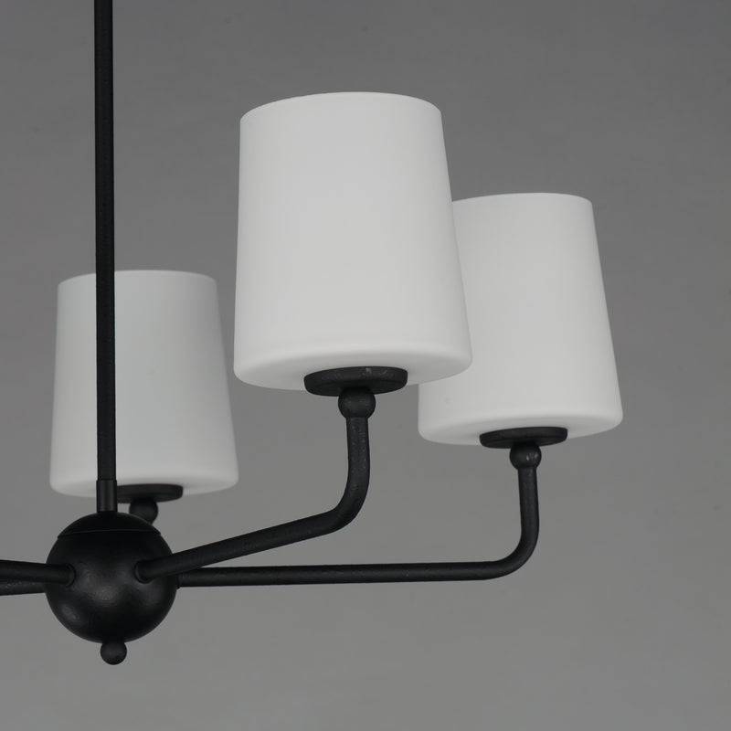 Maxim 12095SWAR Bristol 5 Light Chandelier | Anthracite