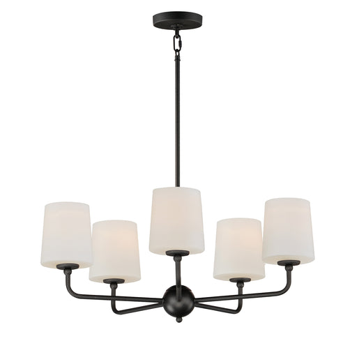 Maxim 12095SWAR Bristol 5 Light Chandelier | Anthracite