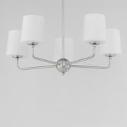 Maxim 12095SWSN Bristol 5 Light Chandelier | Satin Nickel