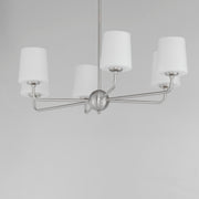 Maxim 12096SWSN Bristol 6 Light Chandelier | Satin Nickel