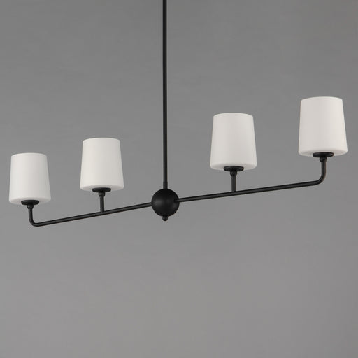 Maxim 12097SWAR Bristol 4 Light Linear Chandelier | Anthracite