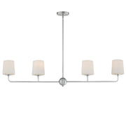 Maxim 12097SWSN Bristol 4 Light Linear Chandelier | Satin Nickel