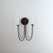Maxim 12161CHB Plumette 2 Light Wall Sconce | Chestnut Bronze