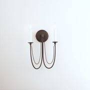 Maxim 12161CHB Plumette 2 Light Wall Sconce | Chestnut Bronze