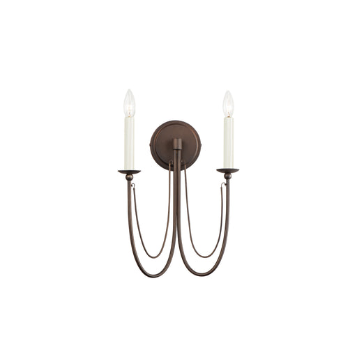 Maxim 12161CHB Plumette 2 Light Wall Sconce | Chestnut Bronze
