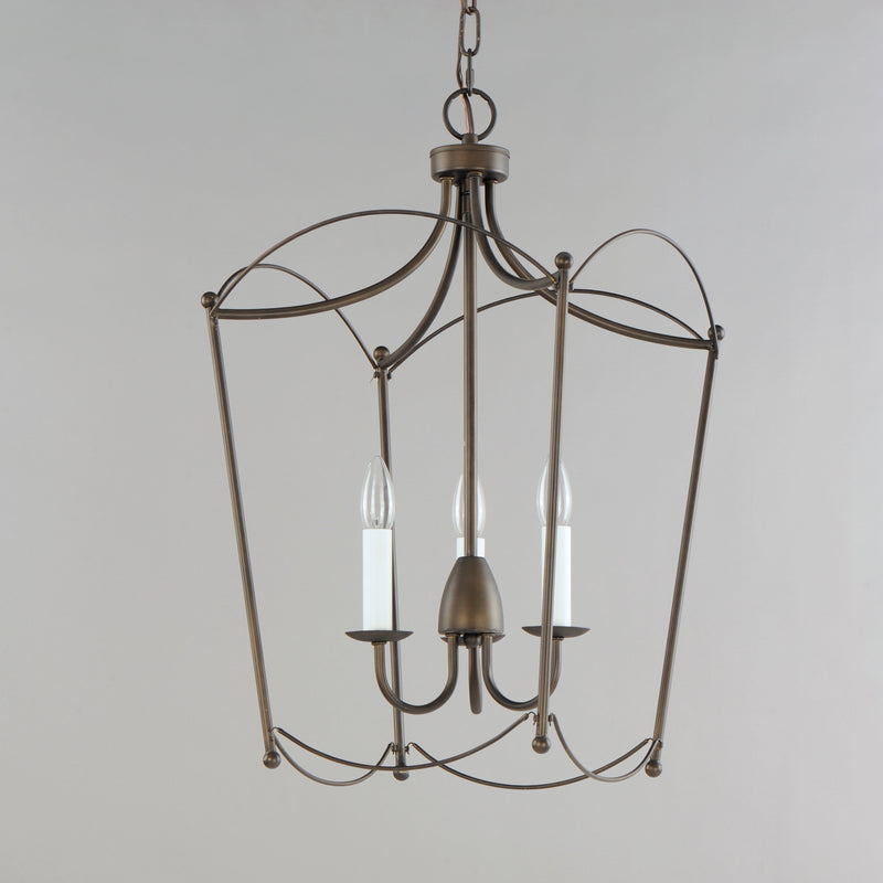 Maxim 12163CHB Plumette 3 Light Pendant | Chestnut Bronze