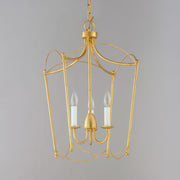 Maxim 12163GL Plumette 3 Light Pendant | Gold Leaf