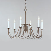 Maxim 12166CHB Plumette 6 Light Chandelier | Chestnut Bronze
