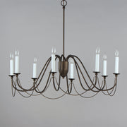 Maxim 12168CHB Plumette 8 Light Chandelier | Chestnut Bronze
