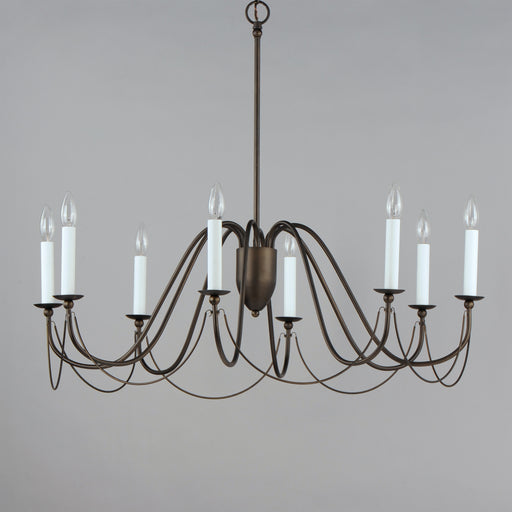 Maxim 12168CHB Plumette 8 Light Chandelier | Chestnut Bronze