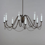 Maxim 12168CHB Plumette 8 Light Chandelier | Chestnut Bronze