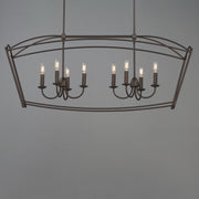 Maxim 12169CHB Plumette 8 Light Linear Pendant | Chestnut Bronze