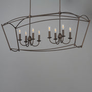Maxim 12169CHB Plumette 8 Light Linear Pendant | Chestnut Bronze