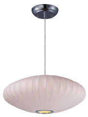 Maxim 12190WTPC Cocoon 1 Light Pendant | Polished Chrome