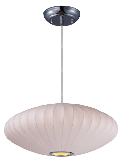 Maxim 12190WTPC Cocoon 1 Light Pendant | Polished Chrome