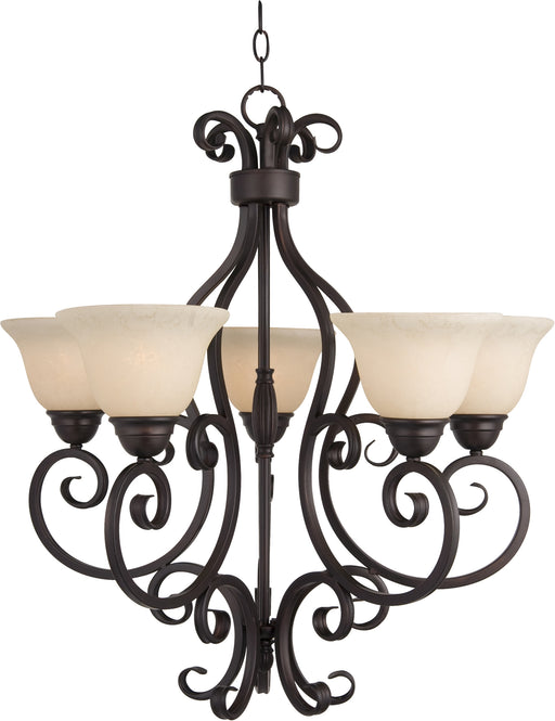 Maxim 12205FIOI Manor 5 Light Chandelier | Oil Rubbed Bronze