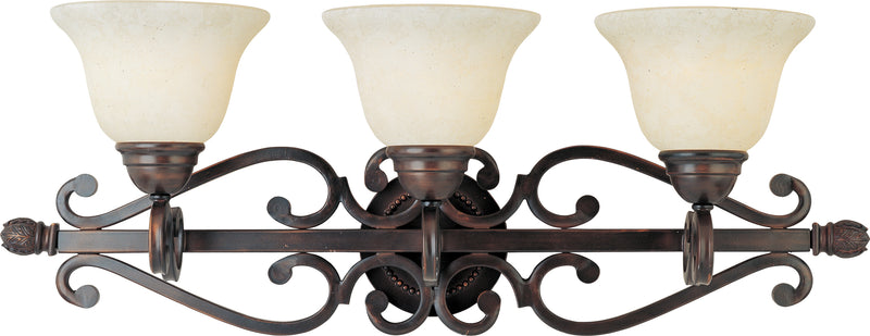 Maxim 12213FIOI Manor 3 Light Bath Vanity | Oil Rubbed Bronze
