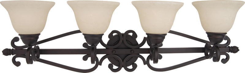 Maxim 12214FIOI Manor 4 Light Bath Vanity | Oil Rubbed Bronze
