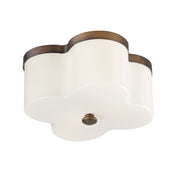 Maxim 12240WTANB Clover 2 Light Flush Mount | Antique Bronze
