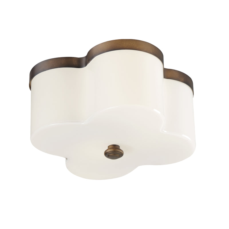 Maxim 12240WTANB Clover 2 Light Flush Mount | Antique Bronze